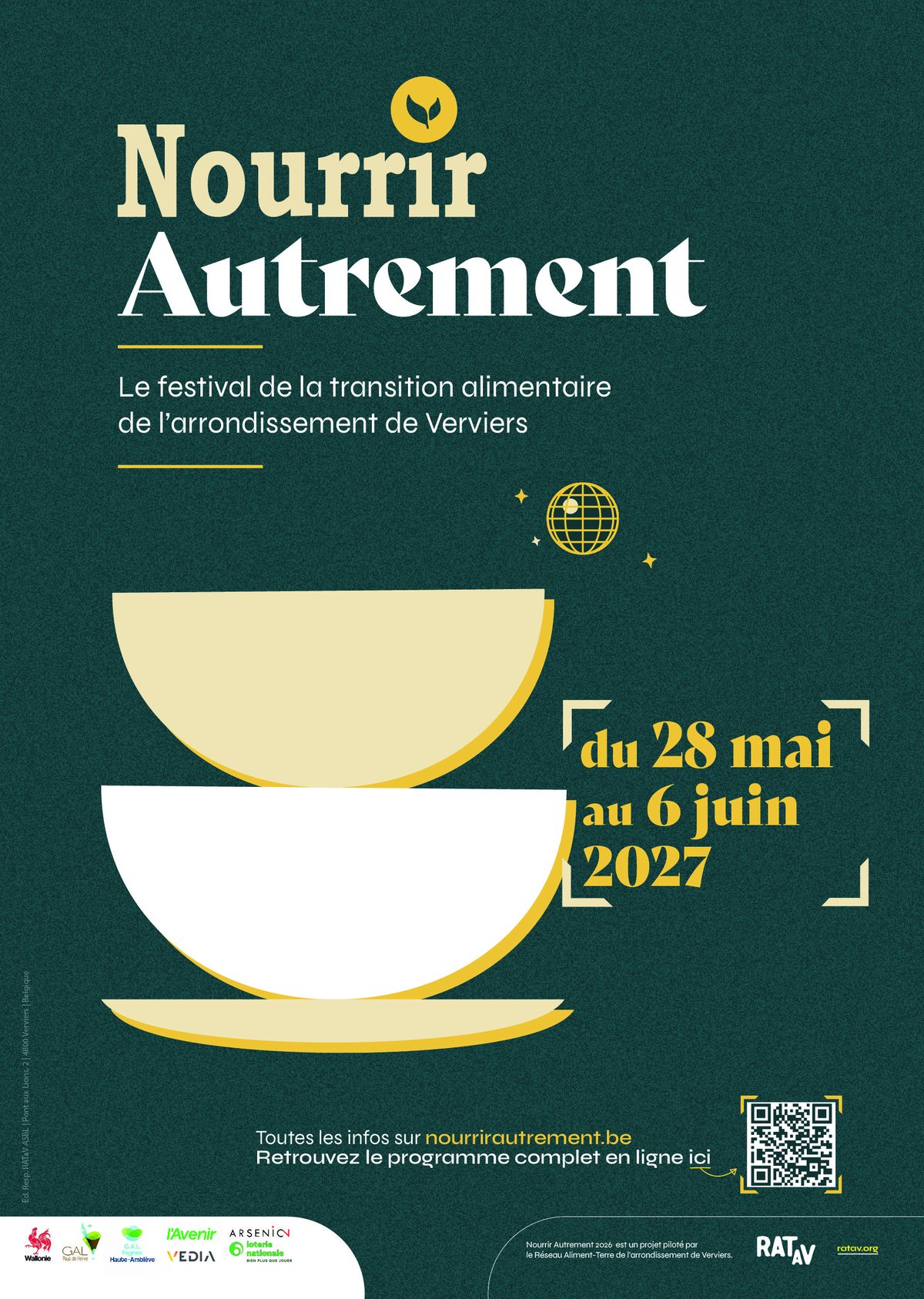 Affiche du festival Nourrir Autrement 2027